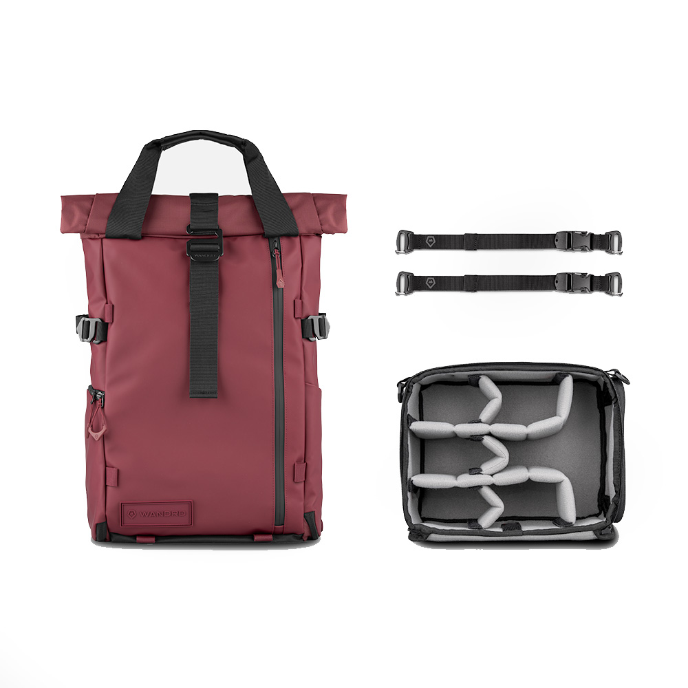WANDRD PRVKE 31L Rhone Burgundy Photo Bundle V4