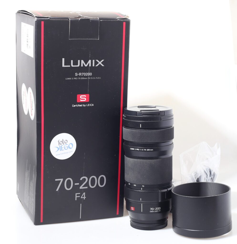 OBIETTIVO PANASONIC LUMIX S PRO 70-200 MM F/4. L-MOUNT.