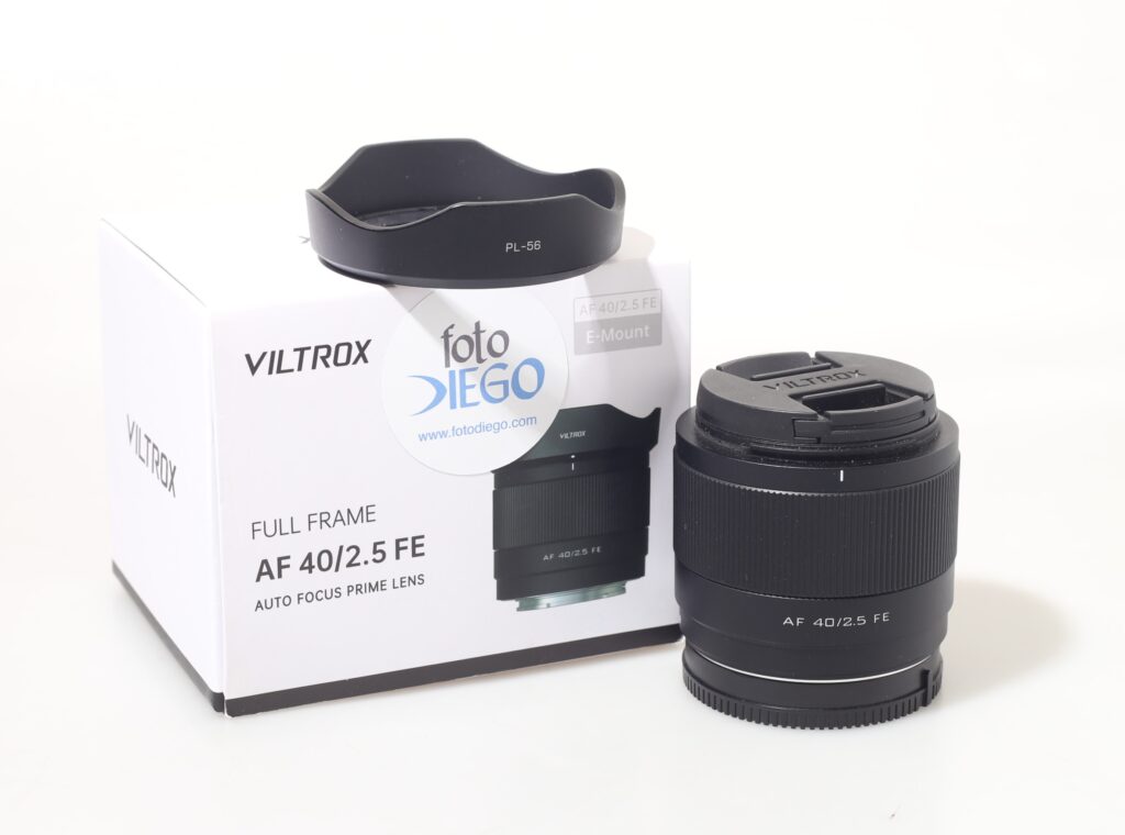 OBIETTIVO VILTROX FULL FRAME AF 40 MM F/2.5 FE. SONY E-MOUNT.