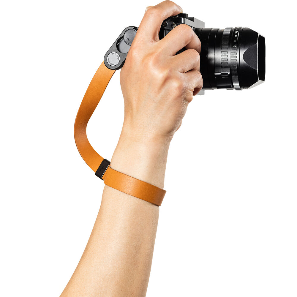 Peak Design Cuff in pelle  - Amber LRS-WR-AM-1