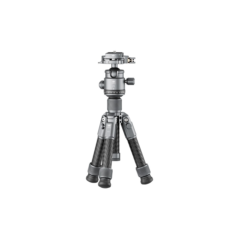 SIRUI - 3TX+3T5 TREPPIEDE IN CARBONIO 8X PROFESSIONALE 550G - ALTEZZA REGOLABILE 23-36CM - CHIUSO 26
