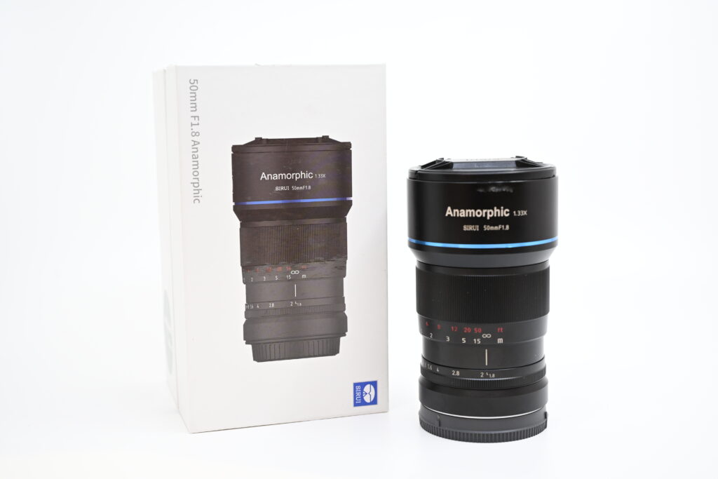 OBIETTIVO MIRRORLESS APS-C SIRUI 50MM F1.8 1.33X ANAMORFICO ACCATTO SONY