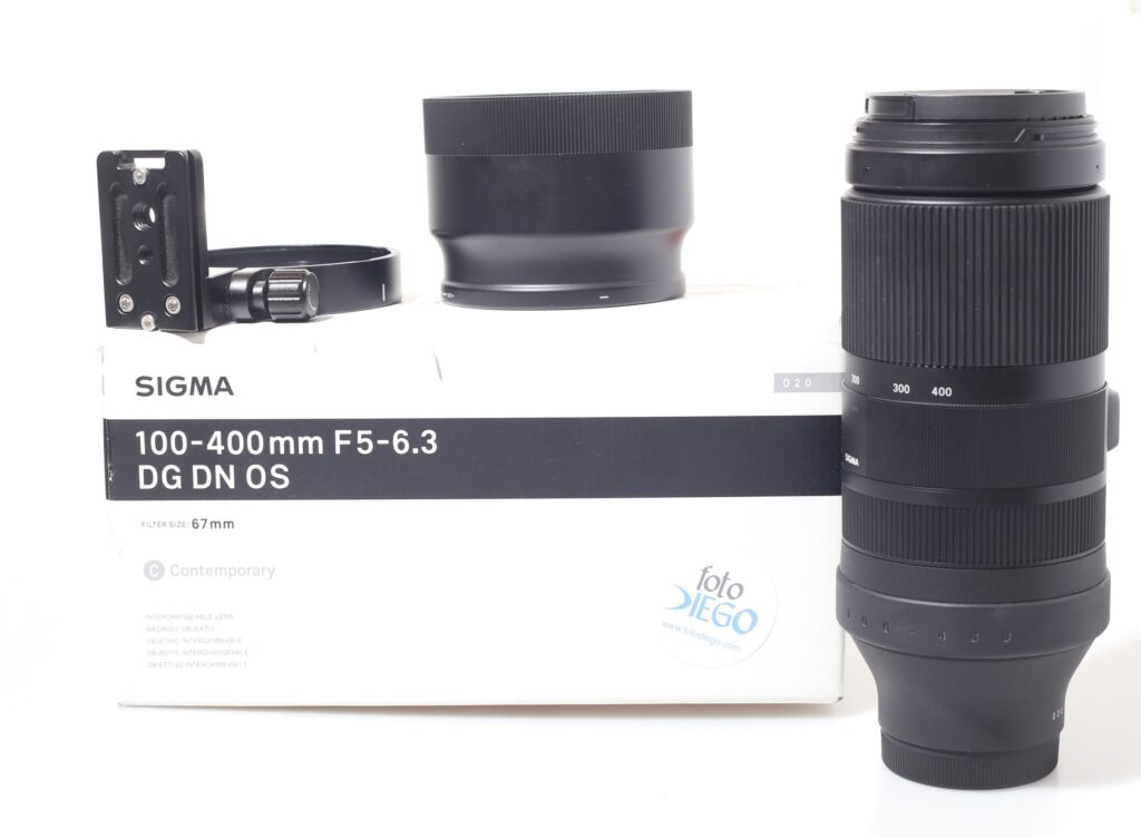 OBIETTIVO SIGMA 100-400 MM F/5-6.3 DG DN OS. C. SONY.