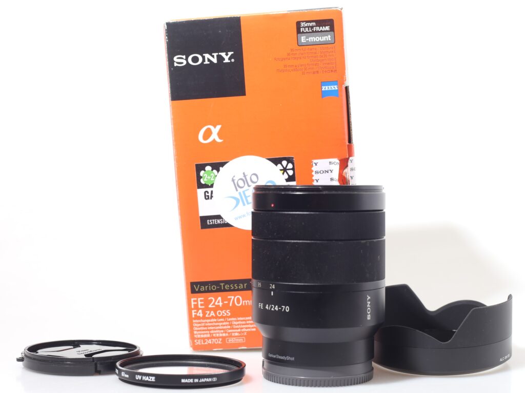 OBIETTIVO SONY VARIO-TESSAR FE 24-70 MM F/4 ZA OSS ZEISS.