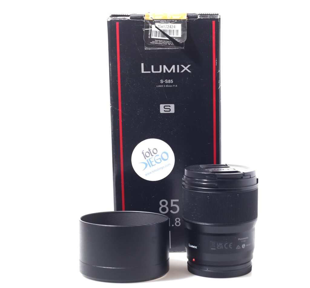 OBIETTIVO PANASONIC LUMIX S 85 MM F/1.8. L-MOUNT.