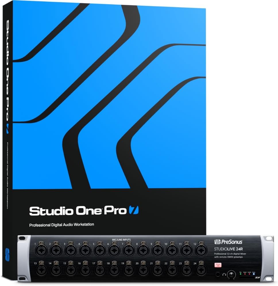 PreSonus StudioLive 24R, Mixer Digitale da Rack, 32 Canali