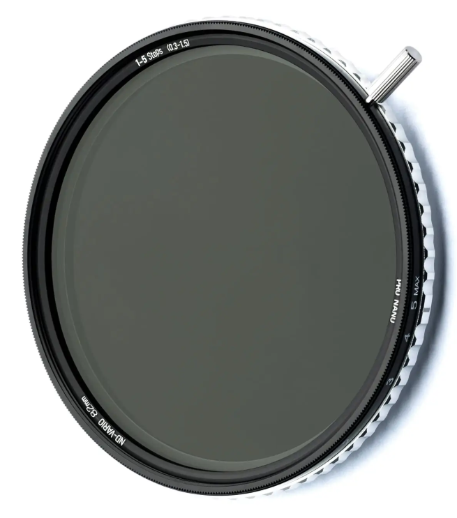 NISI Filtro TRUE COLOR ND-VARIO 1-5 Stop (0.3- 1.5) Nano-coating in Vetro ottico - 62mm