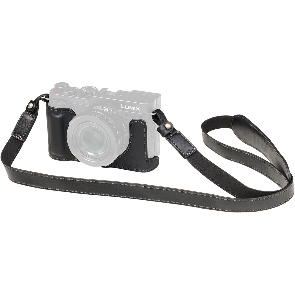 SmallRig Panasonic LUMIX L10 Half-Case with Shoulder Strap (Black) 6274