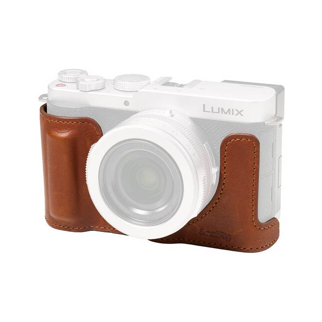 SmallRig Kit mezza custodia in pelle MARRONE per Panasonic LUIX L10 5699