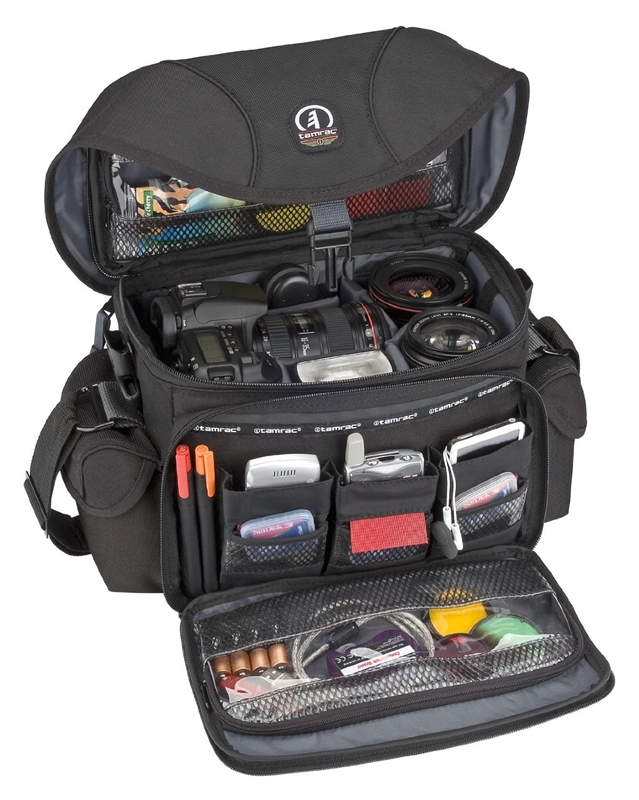 Tamrac 5606 Borsa per Fotocamere, System 6 Nero