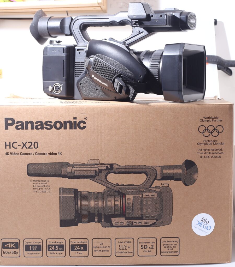 VIDEOCAMERA DIGITALE 4K PANASONIC HC-X20E.