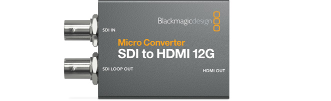 Blackmagic Micro Converter BiDirectional SDI / HDMI 12G - Compreso di alimentatore