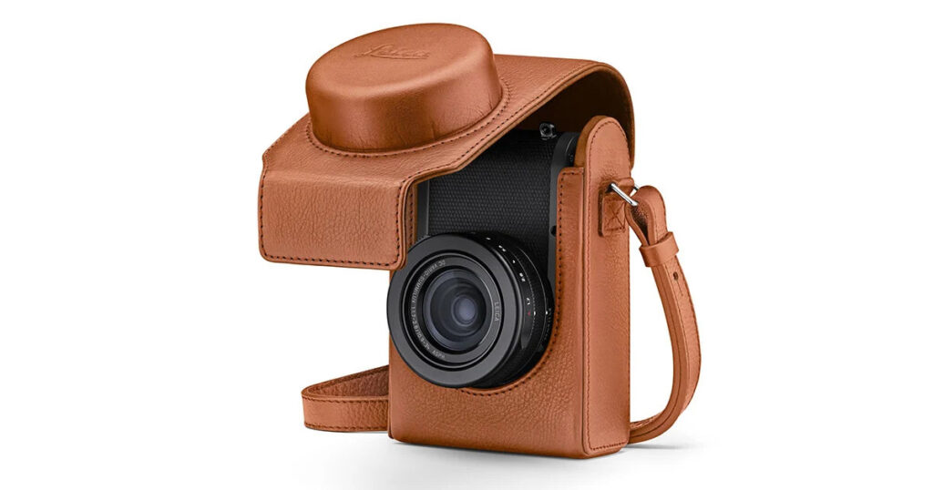 Leica 18599 Custodia per fotocamera, D-Lux 8 Pelle - Cognac