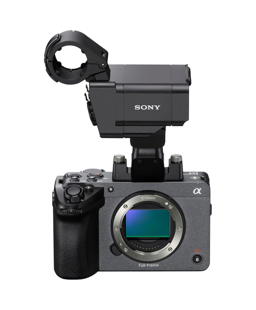Sony Cinema Line FX5 con impugnatura XLR