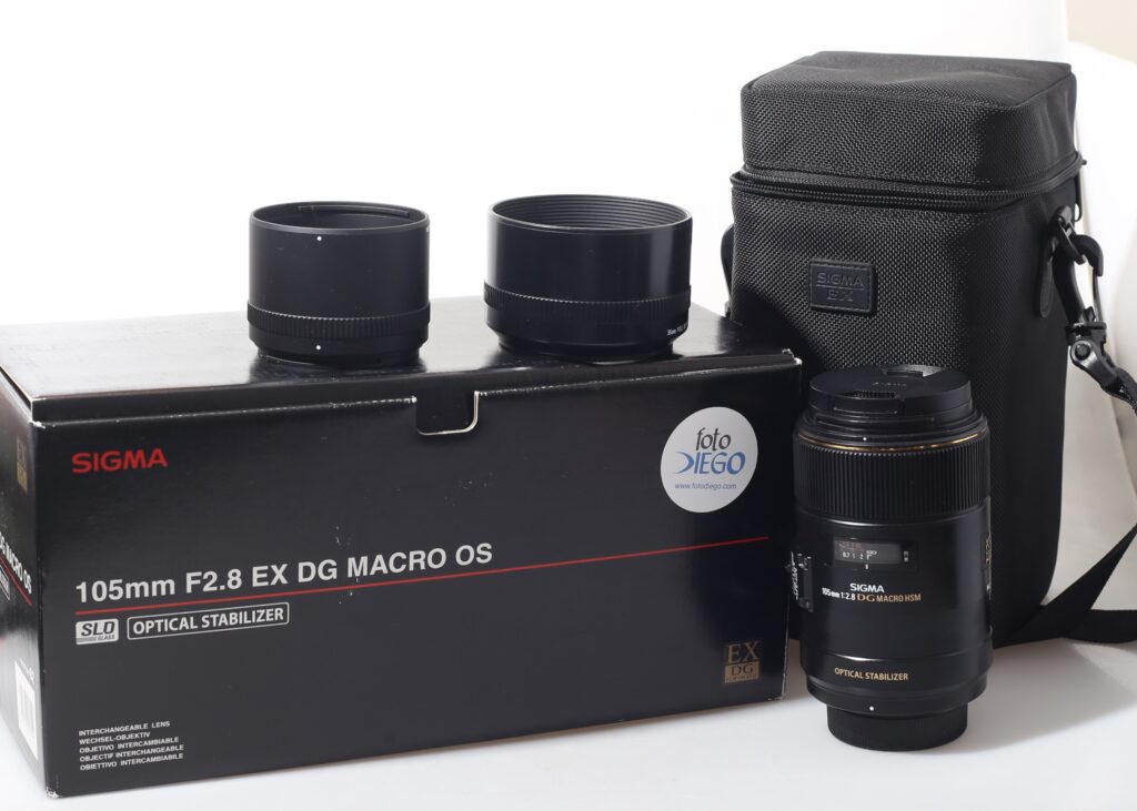 OBIETTIVO SIGMA 105 MM F/2.8 EX DG MACRO HSM OS. NIKON.