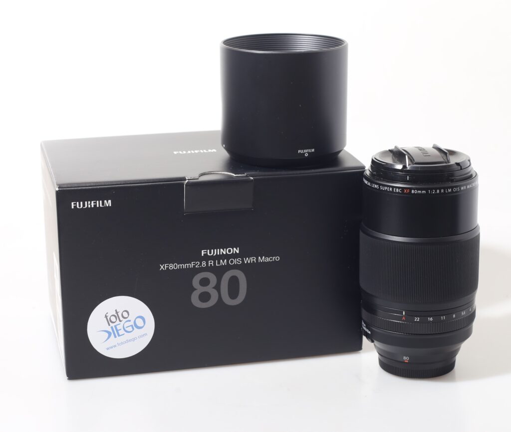 OBIETTIVO FUJI XF 80 MM F/2.8 R LM OIS WR MACRO.