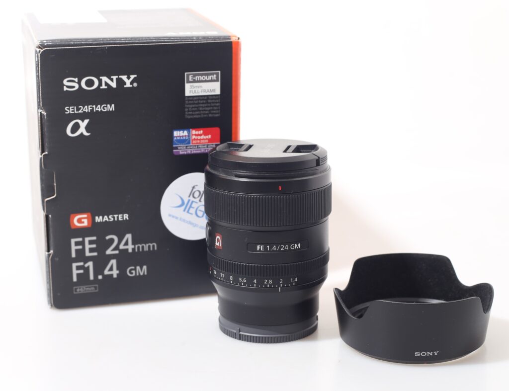 OBIETTIVO SONY FE 24 MM F/1.4 GM. E-MOUNT.