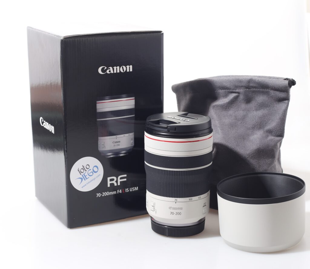 OBIETTIVO CANON RF 70-200 MM F/4 L IS USM.
