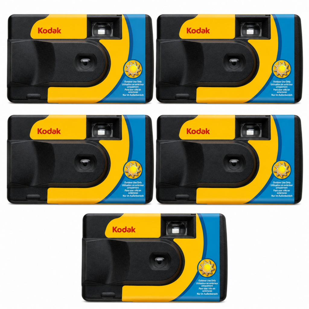 Kodak Daylight Fotocamera Usa e Getta 35mm ISO 800 – 39 Pose (5 confezioni)