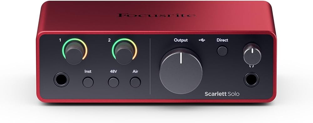 Interfaccia audio USB-C Focusrite Scarlett 2i2 4th Gen