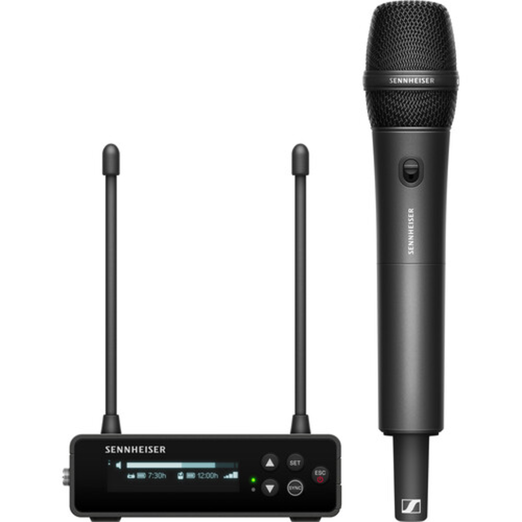 Sennheiser EW-DP 835 SET Q1-6 – Sistema Microfonico Wireless UHF Digitale con Mic Palmare MMD 835