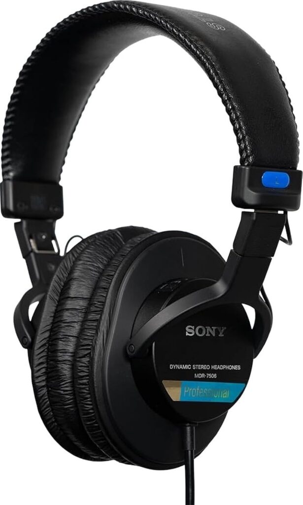 Sony MDR-7506 – Cuffie Monitor Professionali Chiuse da Studio 40mm
