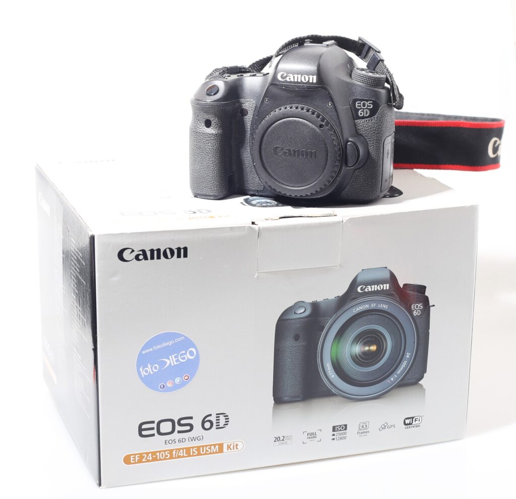FOTOCAMERA DIGITALE REFLEX FF CANON EOS 6D. CORPO.