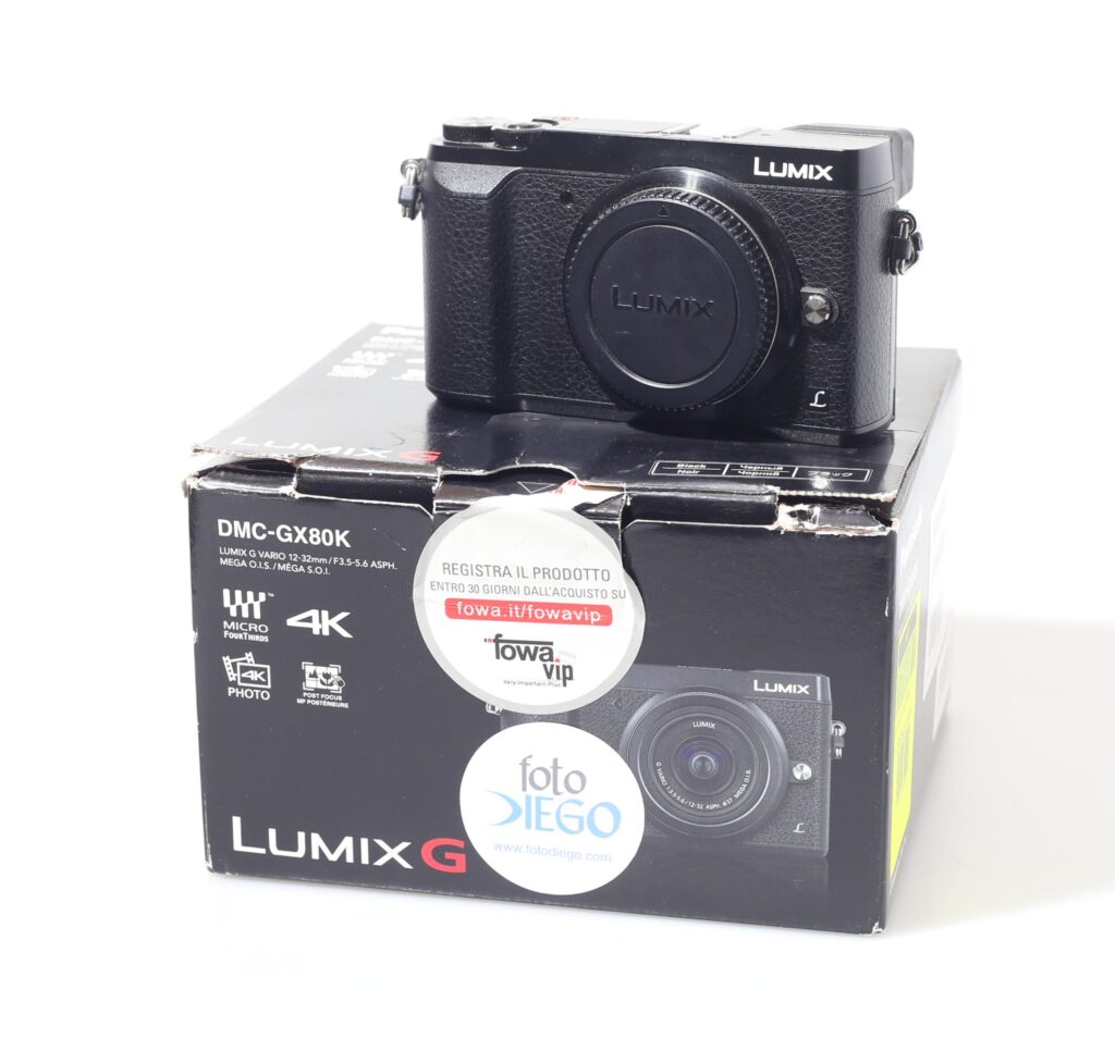 FOTOCAMERA DIGITALE MIRRORLESS PANASONIC LUMIX DMC-GX80.
