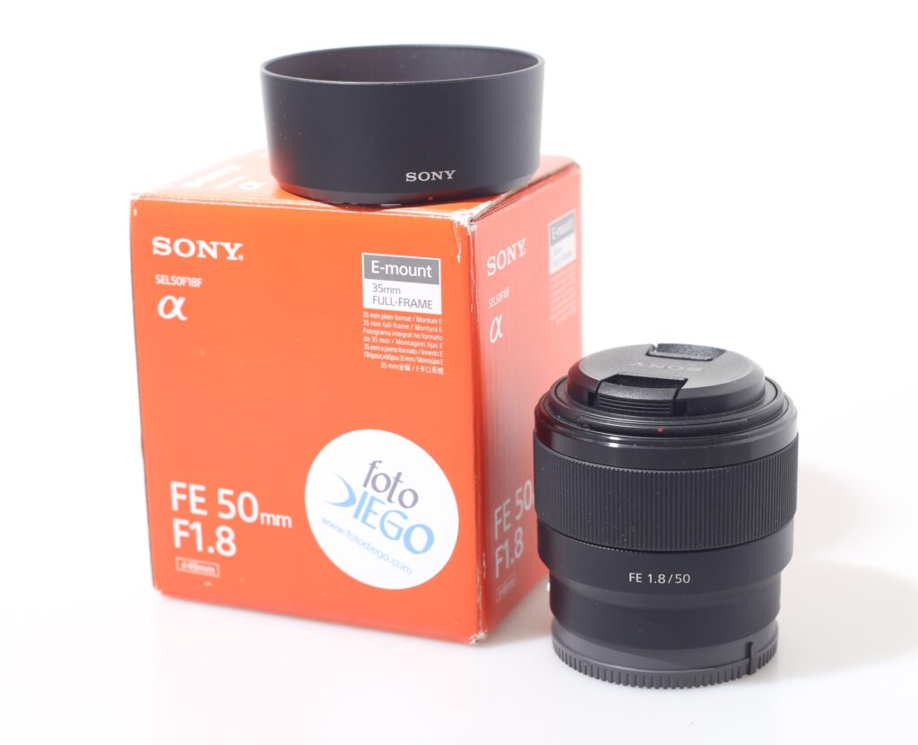 OBIETTIVO SONY FE 50 MM F/1.8. E-MOUNT.