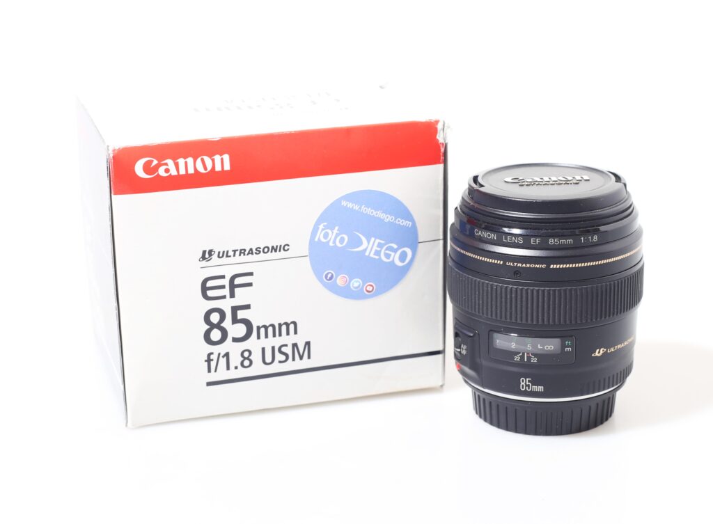 OBIETTIVO CANON EF 85 MM F/1.8 USM.