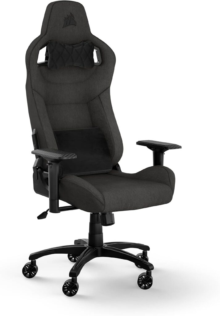 CORSAIR T3 RUSH, Fabric Gaming Chair, black