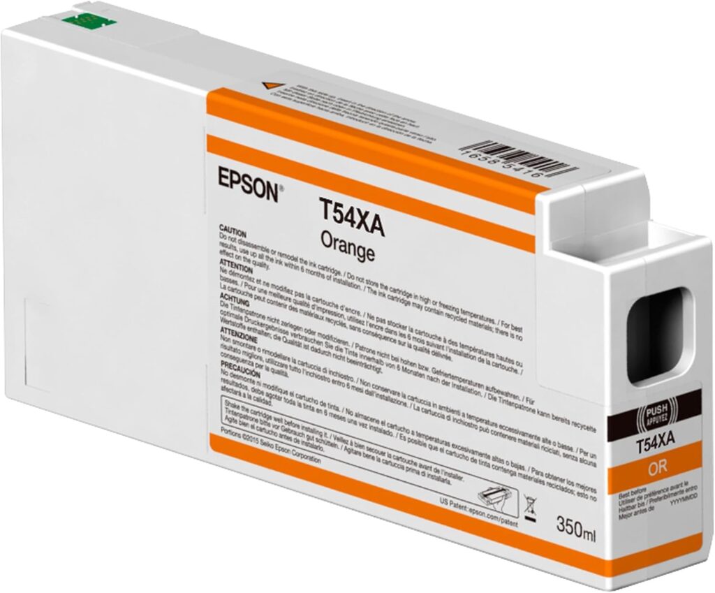 Epson Orange UltraChrome HDX/HD 350ml per serie P (C13T54XA00)