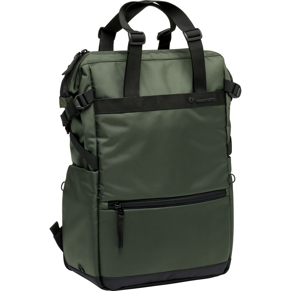 Manfrotto Street Convertible Tote Bag Borsa Fotografica Convertibile in Zaino Verde MB MS2-CT