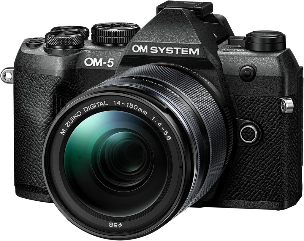 OM SYSTEM OM-5 Mark II Fotocamera MFT con Obiettivo 14-150mm II, 20 MP