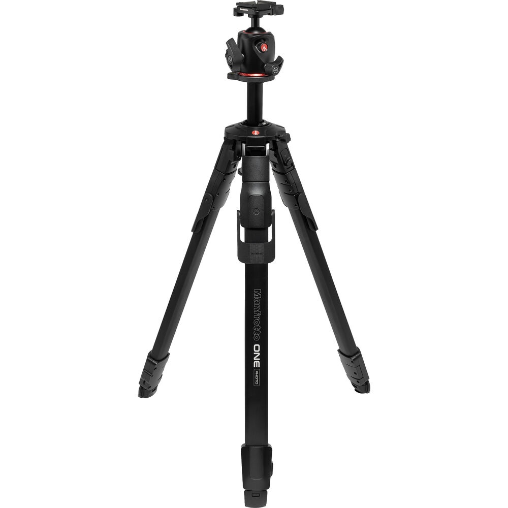 Manfrotto ONE Photo Treppiede in Alluminio con Testa XPRO Ball Head, MKONEPA-BHQ6T
