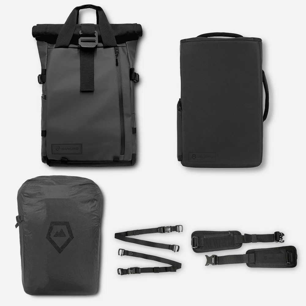 WANDRD PRVKE 21L Black Pro Photography Bundle V3 – Zaino Fotografico con Pro Camera Cube