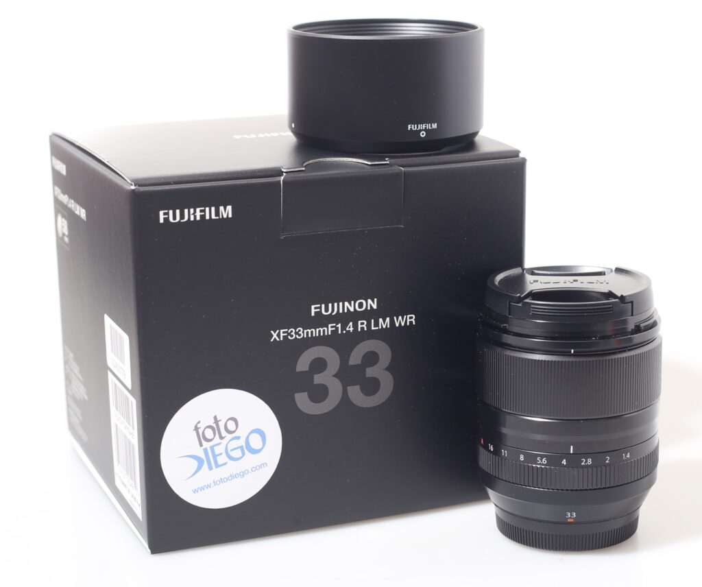 OBIETTIVO FUJI XF 33 MM F/1.4 R LM WR. ASPH.