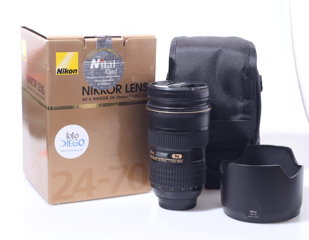 OBIETTIVO NIKON AF-S 24-70 MM F/2.8 G ED. N. NITAL