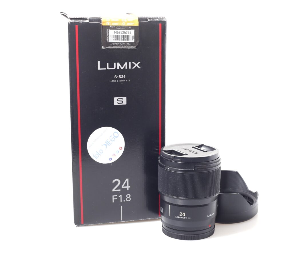 OBIETTIVO PANASONIC LUMIX S 24 MM F/1.8. L-MOUNT.