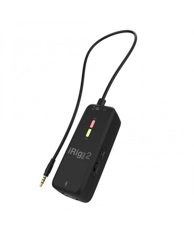 IK Multimedia iRig Pre 2 Interfaccia Microfonica XLR per Smartphone e Fotocamere