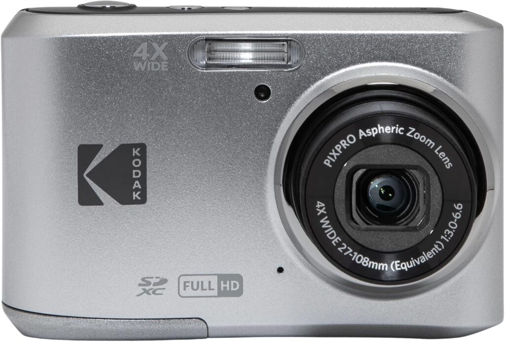 Kodak PIXPRO FZ55 Silver Fotocamera Compatta 16MP Zoom 5x Full HD