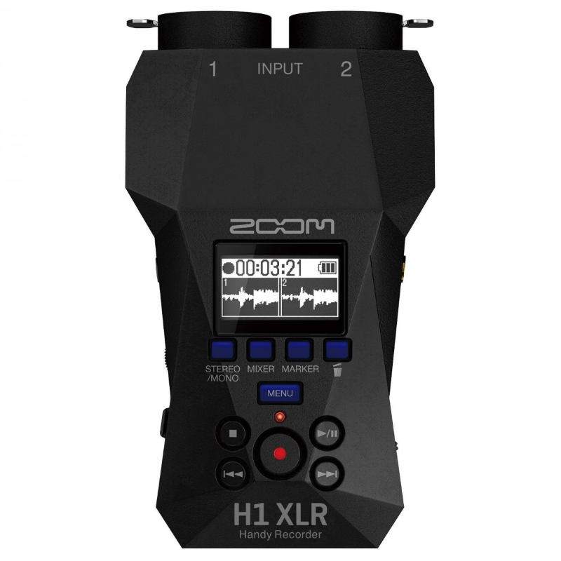 ZOOM H1 XLR Handy Recorder 2 Tracce 32-bit Float 96kHz con 2 Ingressi XLR/TRS