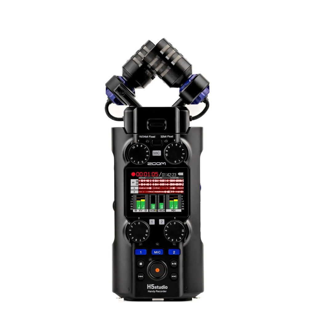 ZOOM H5studio Handy Recorder 32-bit Float 192kHz con Capsula XYH-5s
